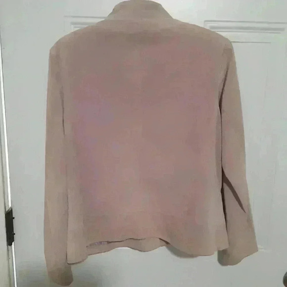 Chico's Leather Jacket Size 2 - Picture 2 of 4